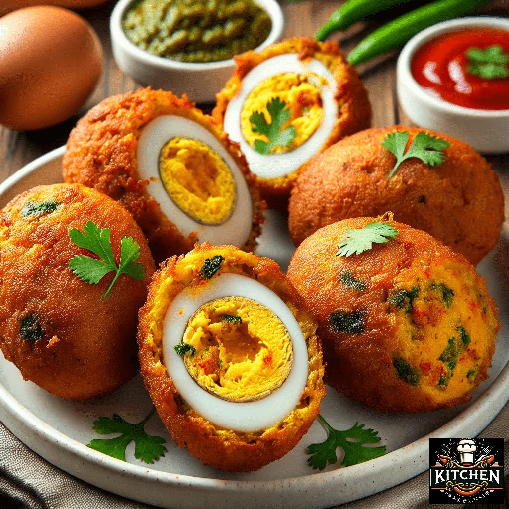 Stuffed Egg Bonda